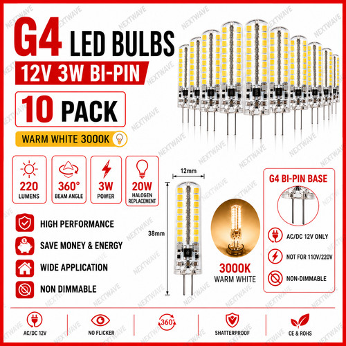 Led bulbs 12v pin - bi-pin,